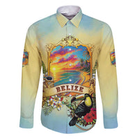 Belize Toucan Family Matching Puletasi and Hawaiian Shirt Belizean Pride Retro Style