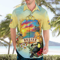 Belize Toucan Hawaiian Shirt Belizean Pride Retro Style