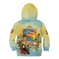 Belize Toucan Kid Hoodie Belizean Pride Retro Style