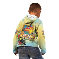 Belize Toucan Kid Hoodie Belizean Pride Retro Style