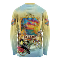 Belize Toucan Long Sleeve Shirt Belizean Pride Retro Style