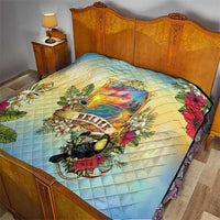 Belize Toucan Quilt Belizean Pride Retro Style