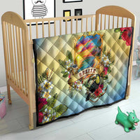 Belize Toucan Quilt Belizean Pride Retro Style