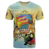 Belize Toucan T Shirt Belizean Pride Retro Style