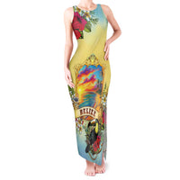 Belize Toucan Tank Maxi Dress Belizean Pride Retro Style
