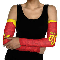 Custom Belgium Football 2026 Arm Sleeves Belgian Lion Sporty Style