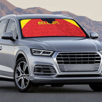 Belgium Football 2026 Auto Sun Shade Belgian Lion Sporty Style