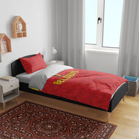 Belgium Football 2026 Bedding Set Belgian Lion Sporty Style