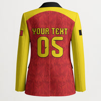 Custom Belgium Football 2026 Blazer Belgian Lion Sporty Style