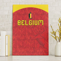 Belgium Football 2026 Canvas Wall Art Belgian Lion Sporty Style