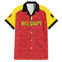 Custom Belgium Football 2026 Hawaiian Shirt Belgian Lion Sporty Style