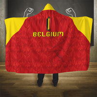 Belgium Football 2026 Hooded Blanket Belgian Lion Sporty Style
