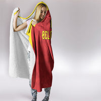 Belgium Football 2026 Hooded Blanket Belgian Lion Sporty Style