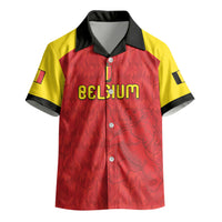 Custom Belgium Football 2026 Kid Hawaiian Shirt Belgian Lion Sporty Style