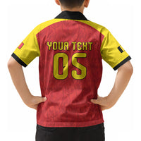 Custom Belgium Football 2026 Kid Hawaiian Shirt Belgian Lion Sporty Style LT05