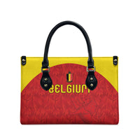 Belgium Football 2026 Leather Bag Belgian Lion Sporty Style