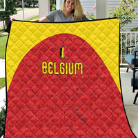 Belgium Football 2026 Quilt Belgian Lion Sporty Style