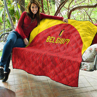 Belgium Football 2026 Quilt Belgian Lion Sporty Style