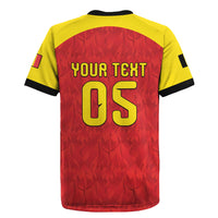 Custom Belgium Football 2026 Rugby Jersey Belgian Lion Sporty Style