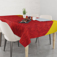 Belgium Football 2026 Tablecloth Belgian Lion Sporty Style