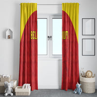 Belgium Football 2026 Window Curtain Belgian Lion Sporty Style