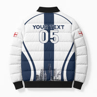 Custom England Football 2026 Bomber Puffer Jacket Three Lions Special Style