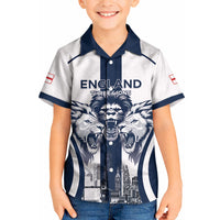 Custom England Football 2026 Kid Hawaiian Shirt Three Lions Special Style