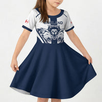 Custom England Football 2026 Kid Short Sleeve Dress Three Lions Special Style