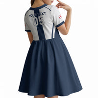 Custom England Football 2026 Kid Short Sleeve Dress Three Lions Special Style