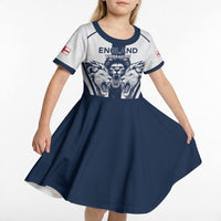 Custom England Football 2026 Kid Short Sleeve Dress Three Lions Special Style