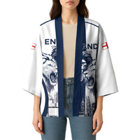 Custom England Football 2026 Kimono Three Lions Special Style