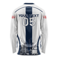 Custom England Football 2026 Long Sleeve Shirt Three Lions Special Style