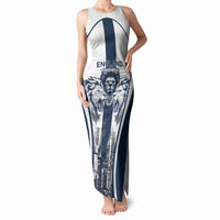 Custom England Football 2026 Tank Maxi Dress Three Lions Special Style