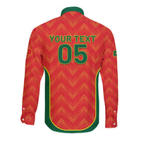 Custom Portugal Football 2026 Long Sleeve Button Shirt Road To Glory