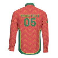 Custom Portugal Football 2026 Long Sleeve Button Shirt Road To Glory