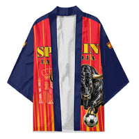 Custom Spain Football 2026 Kimono La Roja Brave Bull Striped Style