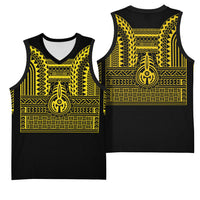 Philippines Filipinos Basketball Jersey Igorot Tribal Pattern Black