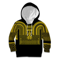 Philippines Filipinos Kid Hoodie Igorot Tribal Pattern Black