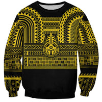 Philippines Filipinos Sweatshirt Igorot Tribal Pattern Black