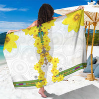 Enkutatash Ethiopia New Year Sarong Tilet Pattern With Adey Abeba Flowers LT05 - Wonder Print Shop