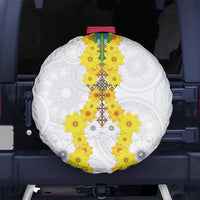 Enkutatash Ethiopia New Year Spare Tire Cover Tilet Pattern With Adey Abeba Flowers LT05 - Wonder Print Shop