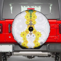 Enkutatash Ethiopia New Year Spare Tire Cover Tilet Pattern With Adey Abeba Flowers LT05 - Wonder Print Shop