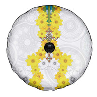 Enkutatash Ethiopia New Year Spare Tire Cover Tilet Pattern With Adey Abeba Flowers LT05 - Wonder Print Shop