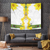 Enkutatash Ethiopia New Year Tapestry Tilet Pattern With Adey Abeba Flowers LT05 - Wonder Print Shop