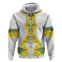 Enkutatash Ethiopia New Year Zip Hoodie Tilet Pattern With Adey Abeba Flowers LT05 - Wonder Print Shop