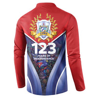 Cuba Button Sweatshirt 123 Years Of Independence - Wonder Print Shop