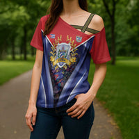 Cuba Cross Shoulder Shirt 123 Years Of Independence - Wonder Print Shop