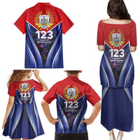 Cuba Family Matching Puletasi and Hawaiian Shirt 123 Years Of Independence - Wonder Print Shop