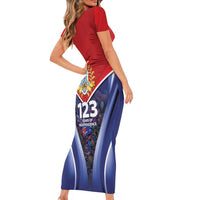 Cuba Family Matching Short Sleeve Bodycon Dress and Hawaiian Shirt 123 Years Of Independence - Wonder Print Shop