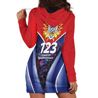 Cuba Hoodie Dress 123 Years Of Independence - Wonder Print Shop